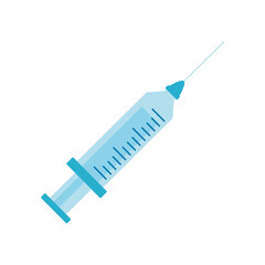 vaccine syringe flat style icon