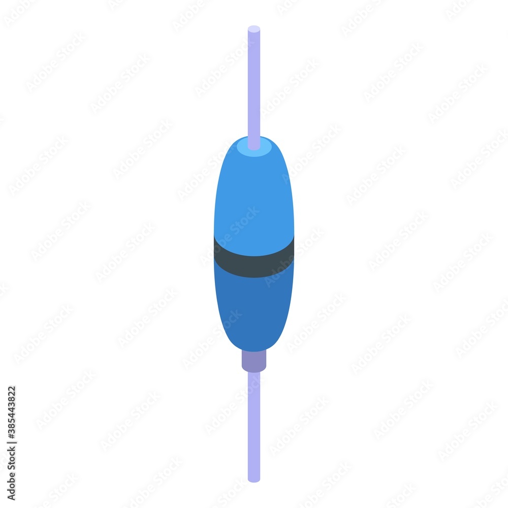 Aufkleber diode alarm icon. isometric of diode alarm vector icon for web design isolated on white background