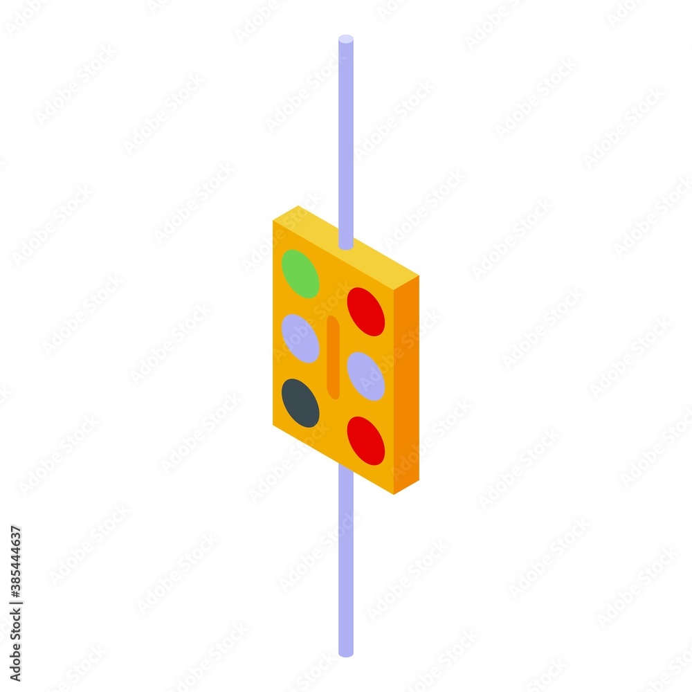 Aufkleber capacitor icon. isometric of capacitor vector icon for web design isolated on white background