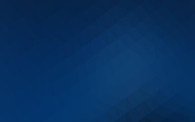 Dark BLUE vector polygonal template.