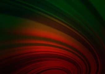 Dark Green, Red vector glossy abstract template.