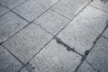 Obraz premium Grey and blue concrete cement floor tiles texture and surface