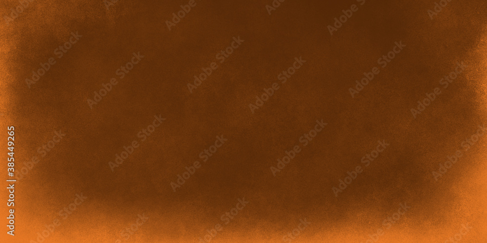 Canvas Prints dark abstract orange brown dark background with a slight glow around the edges and an empty dark spo