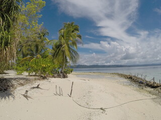 beach in Raja AMpat, West Papua, Indonesia