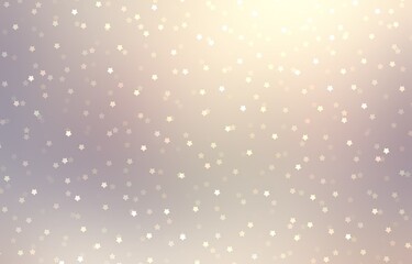 Stars shimmering on pastel toned blur background. Exquisite holidays illustration.