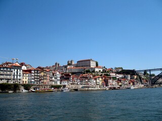 Naklejka na ściany i meble Portugal, Porto, view of the city and the Douro river