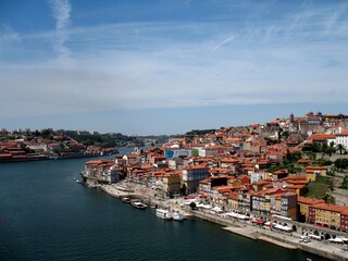 Fototapeta na wymiar Portugal, Porto, view of the city and the Douro river