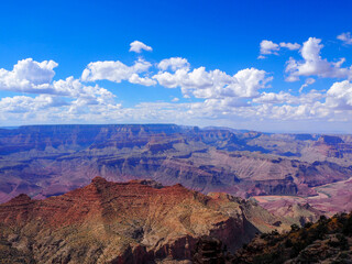 rocky walls of Grand canyon, Arizona, USA