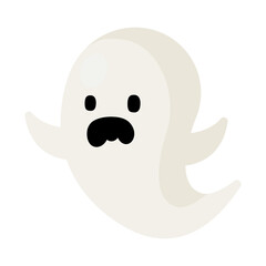 halloween ghost cartoon vector design