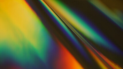 Holographic Abstract Multicolored Backgound Photo Overlay, Using Screen Mode, Rainbow Light Leaks...