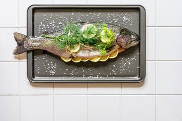 Whole Trout with Lemon and Dill