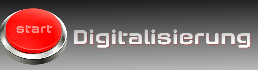 Startknopf für die Digitalisierung