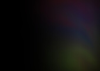 Dark Green vector bokeh and colorful pattern.