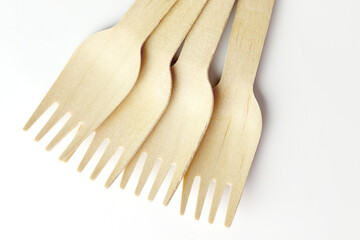 Wooden forks are made of disposable use is also easily digested, reducing the use of plastic on...