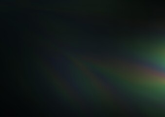 Dark Green vector glossy bokeh pattern.