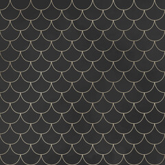 Champagne Gold Metallic Pattern on Dark Anthracite Background