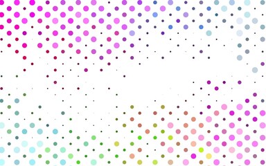 Light Multicolor, Rainbow vector cover with spots.