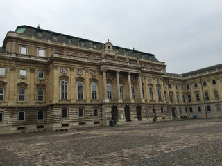 Fototapeta na wymiar Buda castle Royal Palace in Budapest, Hungary