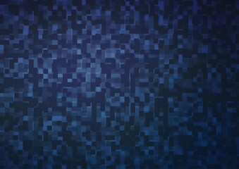 Light BLUE vector template with crystals, rectangles.