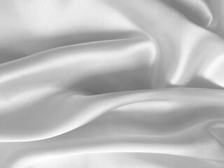 Fototapeta na wymiar Texture satin. silk background. shiny wavy pattern canvas. color fabric, cloth