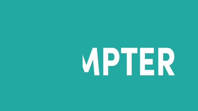 vous pouvez compter sur nous- texte dynamique animation vecteur