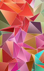 3d Triangles, abstract  background. Design wallpaper.