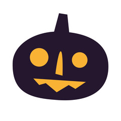 halloween pumpkin cartoon vector design