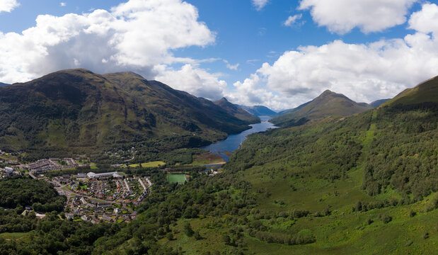 Aerial view of Kinlochleven