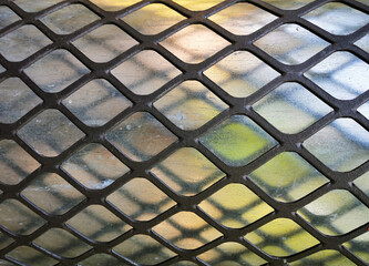 new metal grid texture