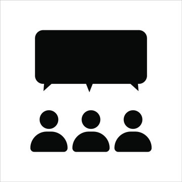 Chat, speak sign, talk icon Communication concept