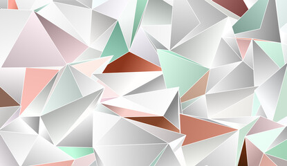 Obraz premium Abstract Low-Poly background. triangulated texture. Design 3d. Polygonal geometrical pattern. Triangular modern style