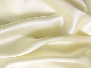 Texture satin. silk background. shiny wavy pattern canvas. color fabric, cloth