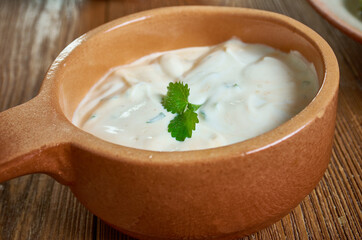 Italian garlic sauce Agliata