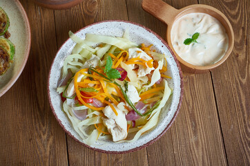 Filipino Pancit buko