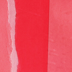Fototapeta premium Red vintage and old looking crumpled paper background. Retro cardboard texture. Grunge paper for drawing. Ancient book page. Present wrapping.