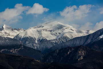 Winter in Ordesa and Monte Perdido National Park, Pyrenees, Spain