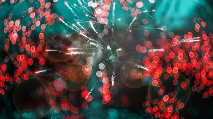 multicolored boke - Christmas background, merry Christmas . New Year concept 
