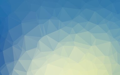 Light Blue, Green vector abstract mosaic pattern.