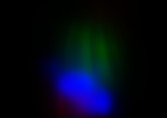 Dark Multicolor, Rainbow vector blurred shine abstract template.