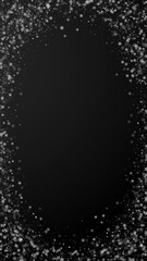 Beautiful snowfall Christmas background. Subtle fl