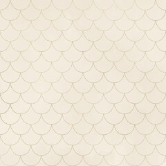 Champagne Gold Metallic Pattern on Vintage Ivory Background