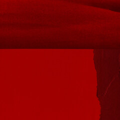 Red vintage and old looking crumpled paper background. Retro cardboard texture. Grunge paper for drawing. Ancient book page. Present wrapping.