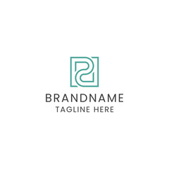 Obraz premium Letter PD initial logo icon design template vector