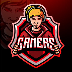 Gamer esport logo mascot design