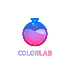 Color lab logo template