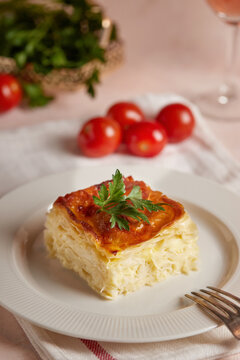 Achma - a national dish of Georgian cuisine