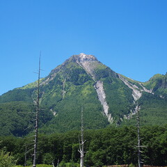長野県の観光地、上高地の美しい自然の風景