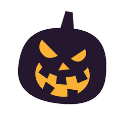 halloween pumpkin cartoon vector design