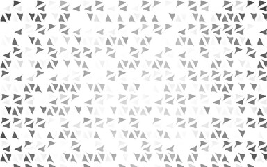 Light Silver, Gray vector layout with lines, triangles.