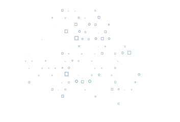 Light Multicolor, Rainbow vector backdrop with dots, spots, cubes.